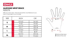 Ennui Allround Wrist Guards 7 Ennui Allround Wrist Guards -Skateboard Shop 920075 Ennui allround wrist brace Size Chart 001