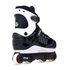 Anarchy Panik III Kids Adjustable Aggressive Skates -Skateboard Shop ANC045AnarchyPanikIIIBlackRearAngle