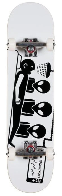 Alien-Workshop Alien Workshop Abduction White Skateboard - 7.75"