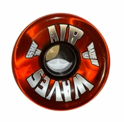 Air Waves Clear Orange Wheels 65mm - Set Of 4