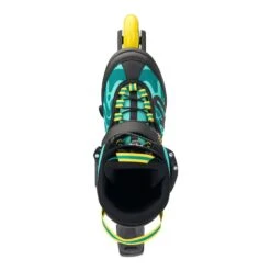 K2 Marlee Pro Adjustable Size Skates - Green/Yellow 9 K2 Marlee Pro Adjustable Size Skates - Green/Yellow -Skateboard Shop K2MarleeProAdjustableSizeSkatesGreenYellowtop