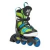 K2 Raider Beam Adjustable Size Skates - Green/Blue -Skateboard Shop K2RaiderBeamAdjustableSizeSkatesGreenBlue
