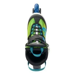 K2 Raider Beam Adjustable Size Skates - Green/Blue -Skateboard Shop K2RaiderBeamAdjustableSizeSkatesGreenBluetop