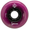 Luminous Light Up Inline Skate Wheels - Purple Haze 4 Pack -Skateboard Shop LUMINOUSLEDINLINEWHEEL PURPLEHAZE 80mm85a Unit