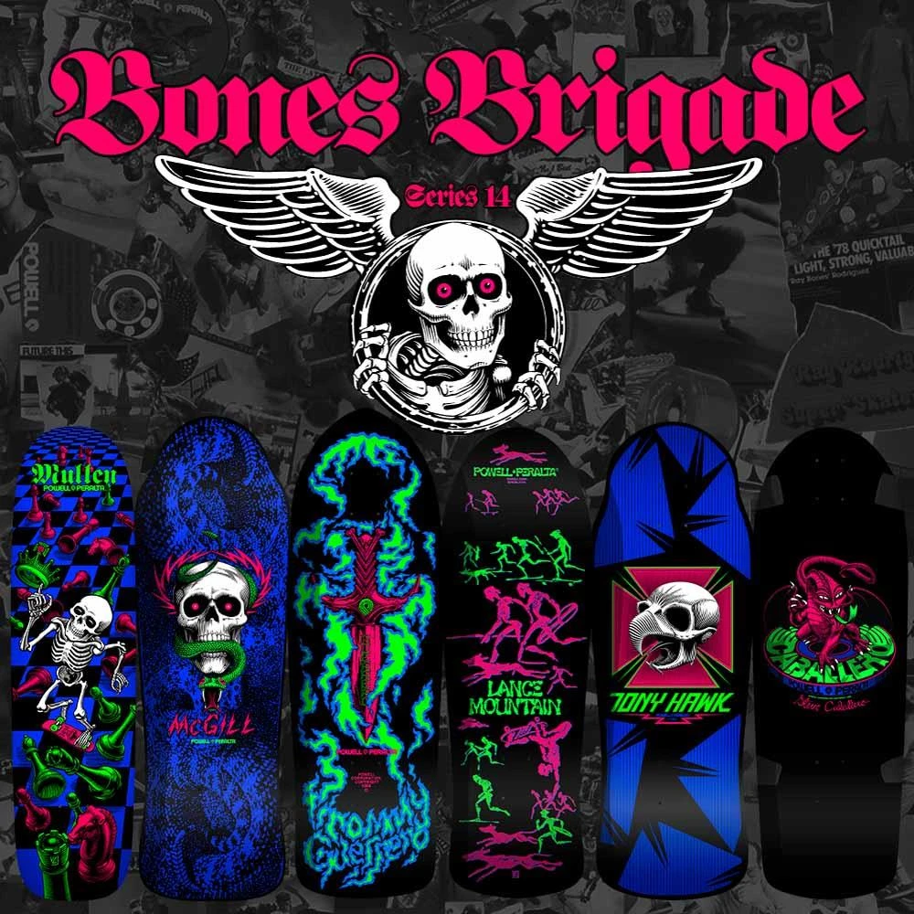 Powell Peralta Bones Brigade Hawk Series 14 Reissue Skateboard Deck - 10.38" 5 Powell Peralta Bones Brigade Hawk Series 14 Reissue Skateboard Deck - 10.38" - Image 3