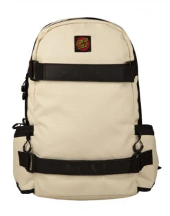 Santa Cruz Classic Label Skatepack Bag - Off White