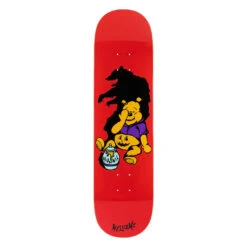 Welcome Hunny On Evil Twin Red Skateboard Deck - 8.25"