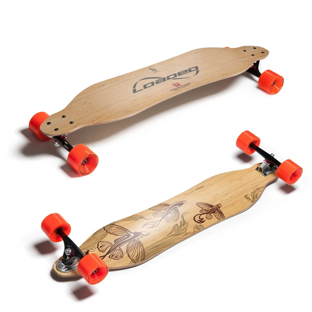 Loaded Vanguard Flex 2 Longboard - Orange In Heat 3 Loaded Vanguard Flex 2 Longboard - Orange In Heat