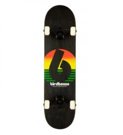 Birdhouse Stage 3 Sunset Rasta Skateboard - 7.75"