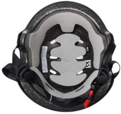 Bullet X Santa Cruz Screaming Hand Helmet - Matt Black -Skateboard Shop bullet helmet inside