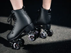 Chaya Classic Dance Roller Skates - Black -Skateboard Shop chaya classic dance roller skates black lifestyle