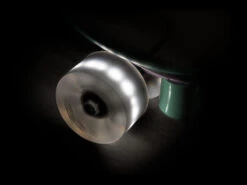 Chaya Neons LED Light Up Roller Skate Wheels Black 65mm 78a - 4 Pack -Skateboard Shop chaya neons led light up roller skate wheels black close