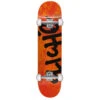 Cliche Handwritten Orange/Black Mid Skateboard - 7.375" -Skateboard Shop cliche handwritten orange black mid skateboard