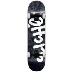 Cliche Handwritten Youth Black Skateboard - 7.0"