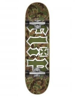 Flip HKD Team Combat Green Skateboard - 7.5"
