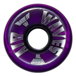 Air Waves Clear Purple Wheels 65mm - Set Of 4