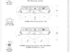 Iqon AG Decode Pro 80 Dark UFS Frames And Bearings Combo -Skateboard Shop iqon ag decode pro 80 ufs frame specs