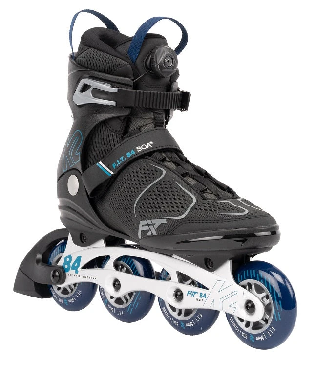 K2 FIT 84 Boa Inline Skates - Grey/Blue 3 K2 FIT 84 Boa Inline Skates - Grey/Blue