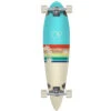 Ocean Pacific Sunset Teal And White Pin Tail Longboard - 36" 2 Ocean Pacific Sunset Teal And White Pin Tail Longboard - 36" -Skateboard Shop ocean pacific sunset teal and white pin tail longboard