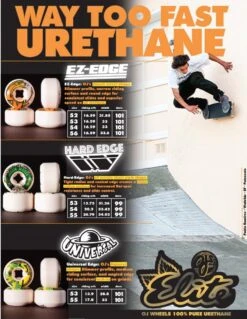 OJ Elite Mini Combo Skateboard Wheels - 53mm 101a 9 OJ Elite Mini Combo Skateboard Wheels - 53mm 101a -Skateboard Shop oj wheels chart 2