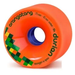 Orangatang Durian Longboard Wheels - Orange 75mm 80a