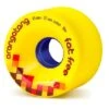 Orangatang Fat Free Longboard Wheels - Yellow 65mm 86a -Skateboard Shop orangatang fat free longboard wheels yellow 65mm 86a
