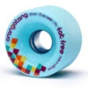 Orangatang Fat Free Longboard Wheels - Blue 65mm 77a -Skateboard Shop orangatang fat free longboard wheels blue 65mm 77a