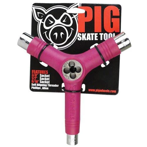 Pig Skateboard Tool - Pink 3 Pig Skateboard Tool - Pink