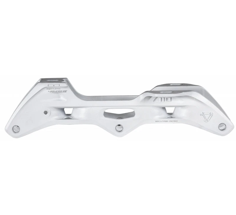 Powerslide Elite Casted AL Frames 243mm 3 X110 - White 3 Powerslide Elite Casted AL Frames 243mm 3 X110 - White