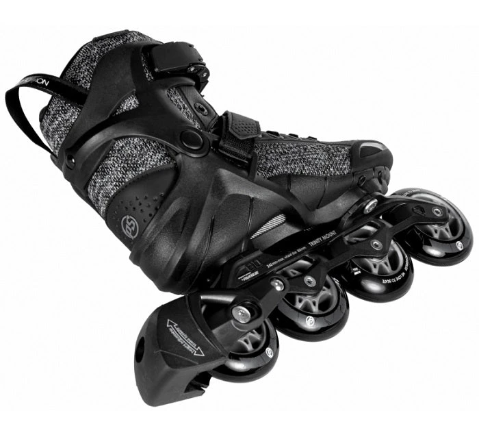 Powerslide Radon Trinity 80 Inline Skates - Black/White 4 Powerslide Radon Trinity 80 Inline Skates - Black/White - Image 2