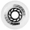 Powerslide Spinner White Wheels 76mm 88a - Set Of 4 -Skateboard Shop powerslide spinner white wheels 76mm 88a set of 4