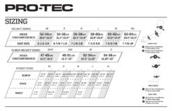 Pro-Tec Street Knee Pads - Black -Skateboard Shop pro tec size chart 4