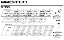 Pro-Tec Classic Certified Helmet - Matt Black 7 Pro-Tec Classic Certified Helmet - Matt Black -Skateboard Shop pro tec size chart 1 2