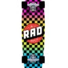 Rad Checkers Retro Roller Neon Fade Cruiser Skateboard - 28" 2 Rad Checkers Retro Roller Neon Fade Cruiser Skateboard - 28" -Skateboard Shop rad checkers retro roller neon fade cruiser skateboard