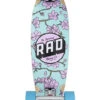 Rad Cherry Blossom Mini Pintail Longboard Blue/Pink- 32" -Skateboard Shop rad cherry blossom mini pintail longboard blue pink 1