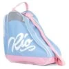 Rio Roller Script Skate Bag - Blue/Pink -Skateboard Shop rio roller script bag in blue and pink 1