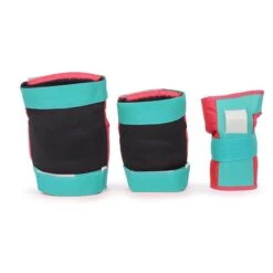 Rio Roller Triple Pad Set - Red/Mint -Skateboard Shop rio roller triple pad set red mint rear