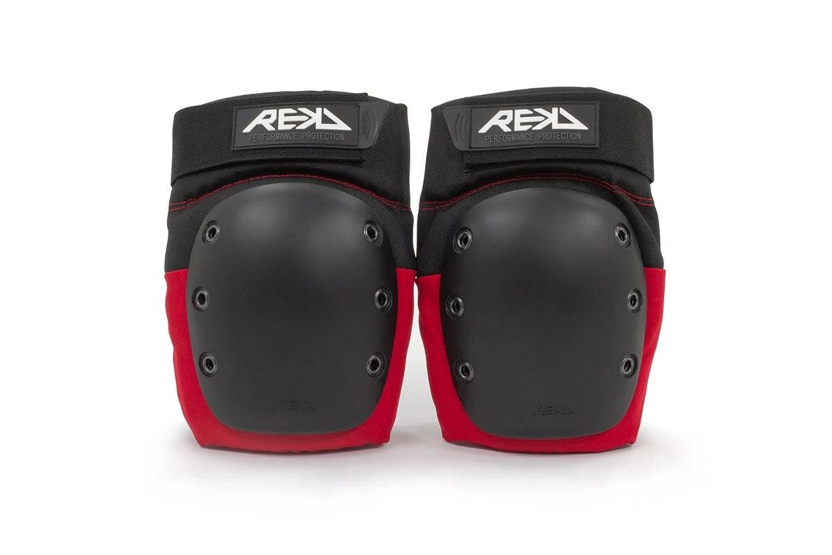 Rekd Ramp Knee Pads - Red 3 Rekd Ramp Knee Pads - Red