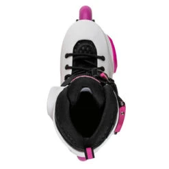 Rollerblade Apex Adjustable Inline Skates - White/Pink -Skateboard Shop rollerblade apex adjustable inline skates white pink top