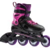 Rollerblade Fury Adjustable Kids Skates - Black/Pink -Skateboard Shop rollerblade fury adjustable kids skates black pink