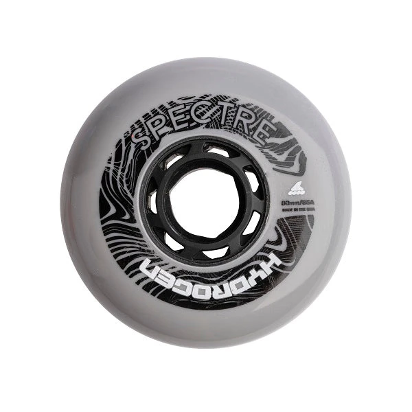 Rollerblade Hydrogen Spectre Inline Skate Wheels Cool Grey 80mm 85a - Set Of 4 3 Rollerblade Hydrogen Spectre Inline Skate Wheels Cool Grey 80mm 85a - Set Of 4