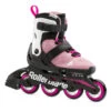 Rollerblade Microblade Adjustable Kids Skates - Pink/White -Skateboard Shop rollerblade microblade adjustable kids skates pink white