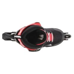Rollerblade Microblade Kids Skates - Black/Red -Skateboard Shop rollerblade microblade kids inline skates black red top 1