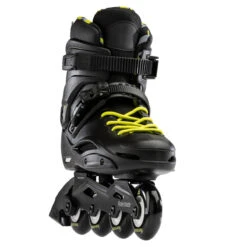 Rollerblade RB Cruiser Inline Skates - Black/Neon Yellow -Skateboard Shop rollerblade rb cruiser inline skates black neon yellow front