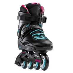 Rollerblade RB Cruiser Women's Inline Skates - Black/Aqua 8 Rollerblade RB Cruiser Women's Inline Skates - Black/Aqua -Skateboard Shop rollerblade rb cruiser women s inline skates black aqua front