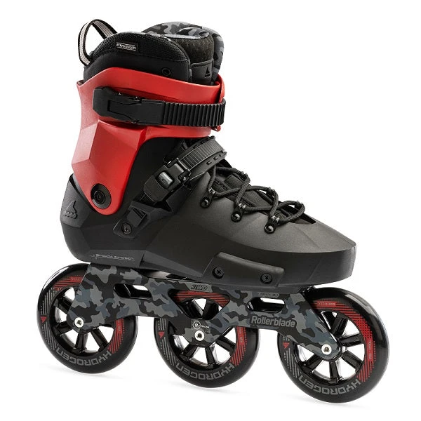 Rollerblade Twister 110 3WD Inline Skates - Black/Red 3 Rollerblade Twister 110 3WD Inline Skates - Black/Red