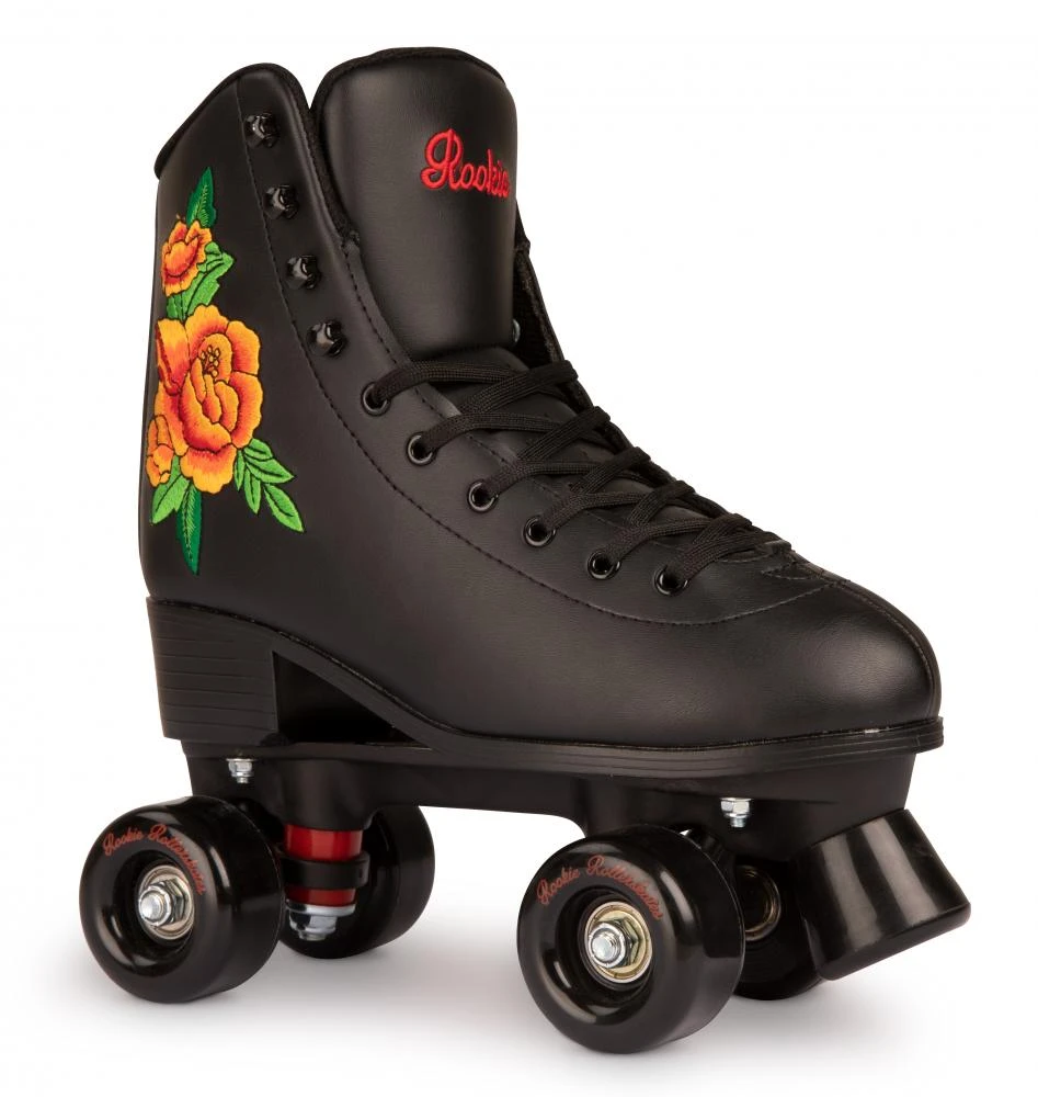Rookie Rosa Black Quad Roller Skates 3 Rookie Rosa Black Quad Roller Skates