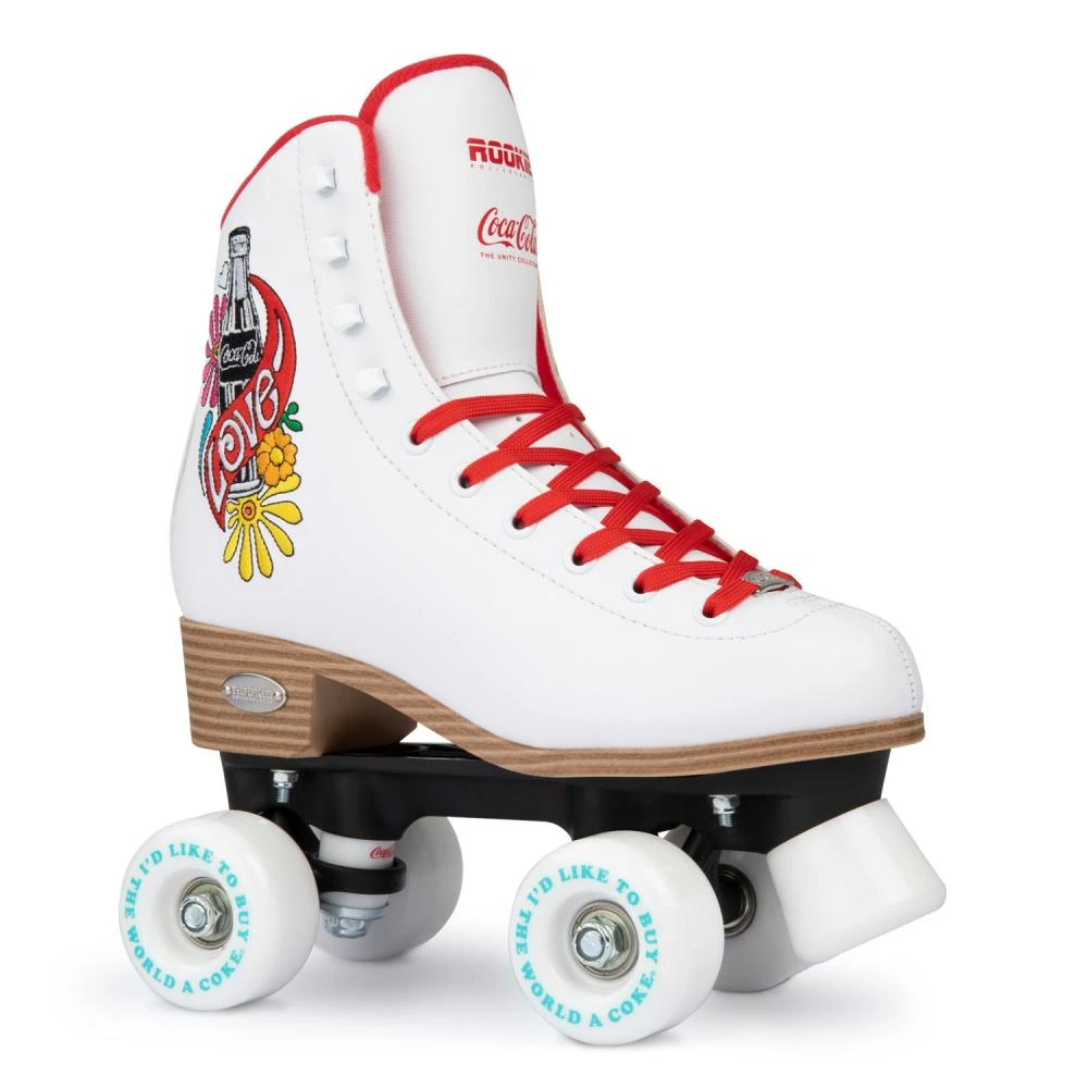 Rookie X Coca-Cola Love Roller Skates - White 3 Rookie X Coca-Cola Love Roller Skates - White