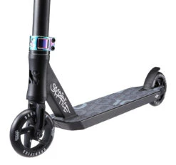Sacrifice Flyte 100 V2 Stunt Scooter - Black/Neo -Skateboard Shop sacrifice flyte 100 stunt scooter black close