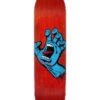Santa Cruz Screaming Hand Red Skateboard Deck - 8.0" -Skateboard Shop santa cruz screaming hand red skateboard deck 8.0